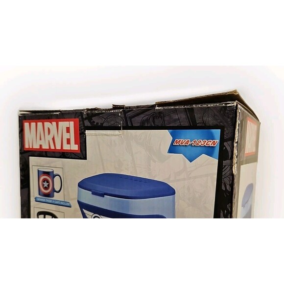 Marvel Captain America 1-Cup Coffee Maker NEW - COMPLETE (Please See Pics ) - Picture 2 of 6
